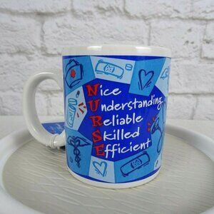 💰3/$25 NURSE Coffee Mug Work Of Heart Tea Drinkware Gift Appreciation Give-away